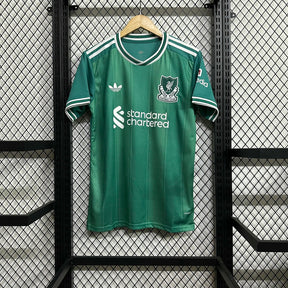 Camisa Liverpool Away 25/26 - Verde e Branca | Torcedor