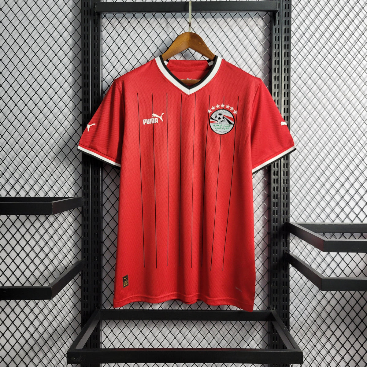 Camisa Egito Home 2022 - Vermelha | Torcedor - FutNews