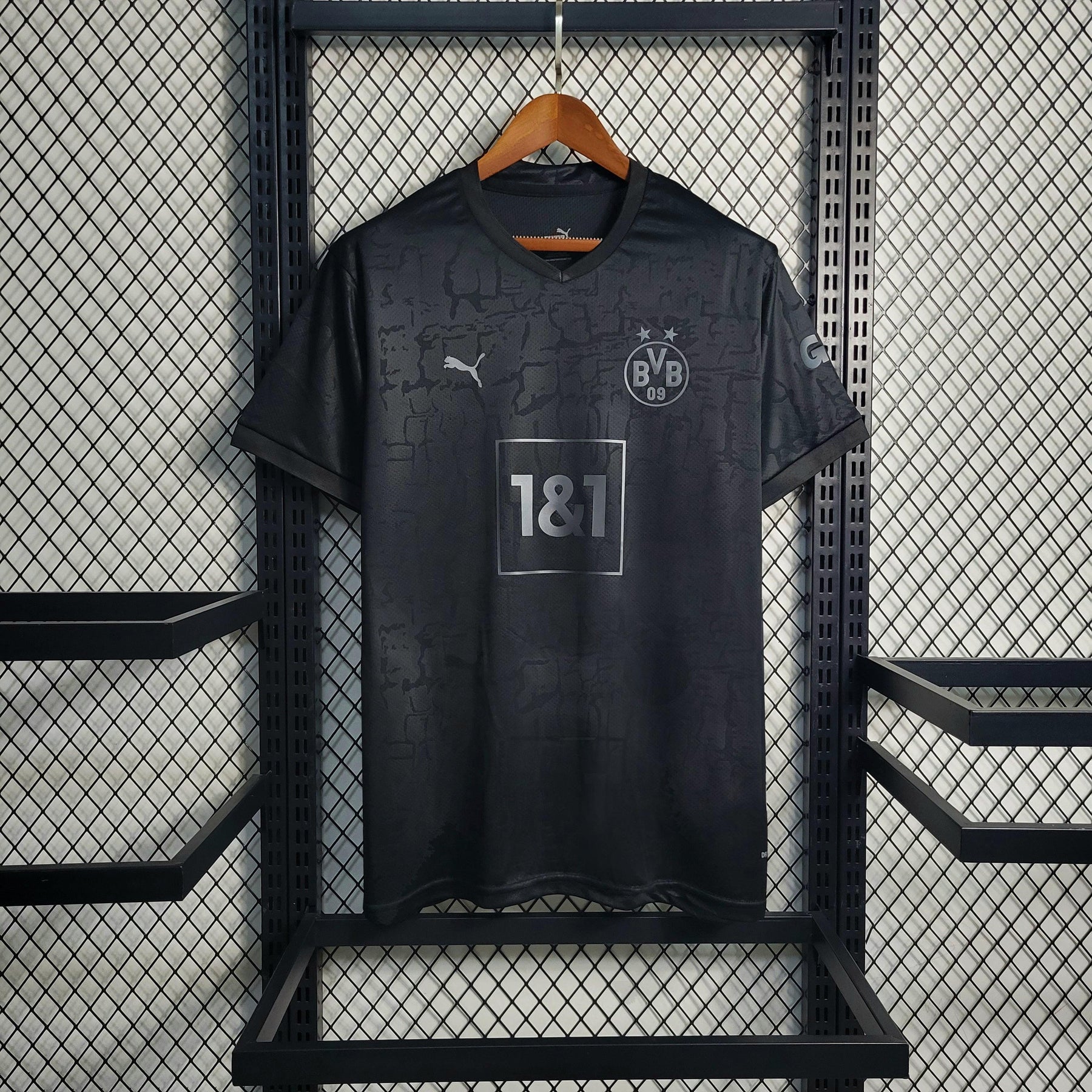 Camisa Borussia Dortmund Blackout 2023 - Preta | Torcedor - FutNews