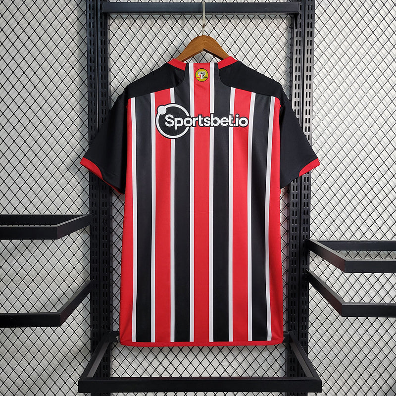 Camisa São Paulo Home 2023/24 - Vermelho e Preto | Torcedor