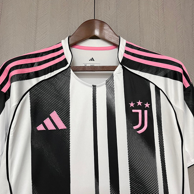 Camisa Juventus Home 25/26 - Branca e Preta | Torcedor