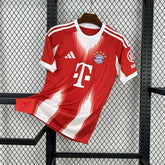 Camisa Bayern de Munique Home 25/26 - Vermelha e Branca | Torcedor