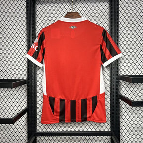 Camisa Milan Home 24/25 - Preta e Vermelha | Torcedor