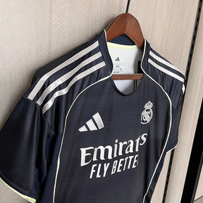 Camisa Real Madrid Away 25/26 - Cinza escuro | Torcedor