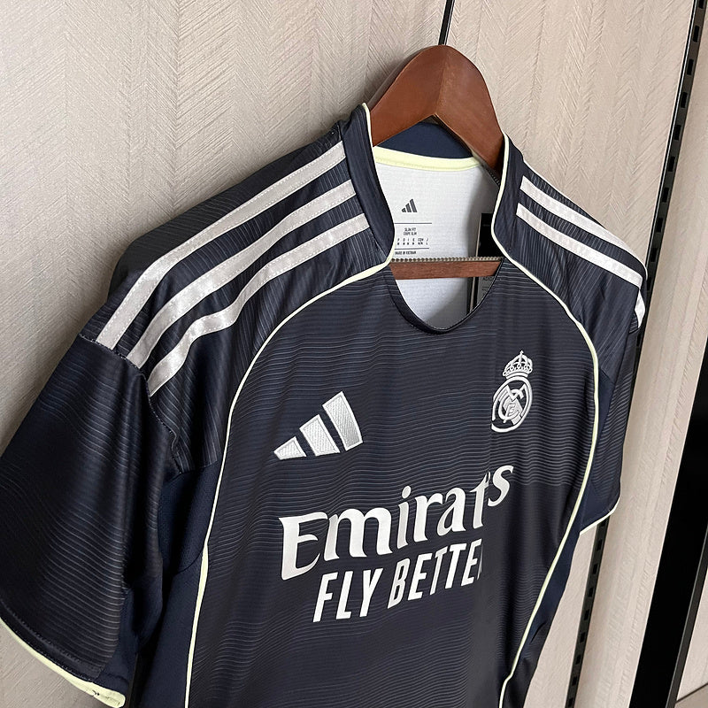 Camisa Real Madrid Away 25/26 - Cinza escuro | Torcedor