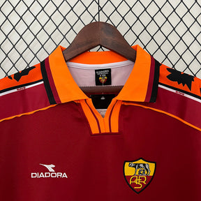 Camisa Roma Home 1998/99 Retrô - Vermelha | Torcedor