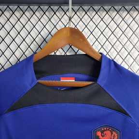 Camisa Holanda Away 2022 - Azul | Torcedor - FutNews