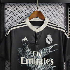 Camisa Real Madrid Third 14/15 Retrô - Preta | Torcedor - FutNews