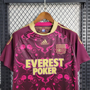 Camisa Lyon Retrô 2010/11 - Rosa e Dourada | Torcedor