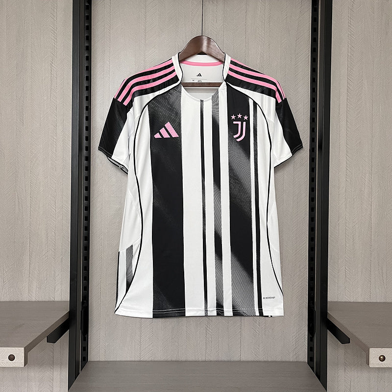 Camisa Juventus Home 25/26 - Branca e Preta | Torcedor