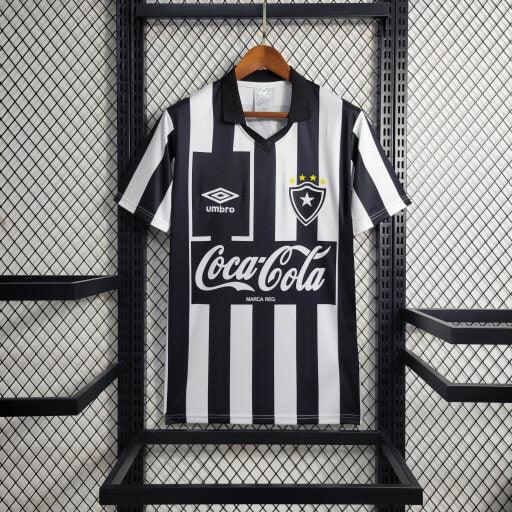 Camisa Botafogo Retrô 1997 - Preta e Branca | Torcedor - FutNews