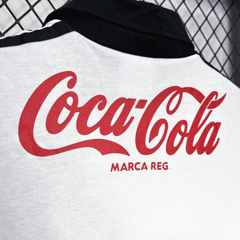 Camisa Vasco Away 1988 Retrô - Branca e Preta | Torcedor