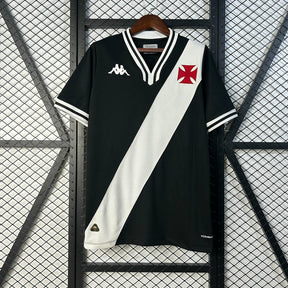 Camisa Vasco Home 25/26 - Preta e Branca | Torcedor