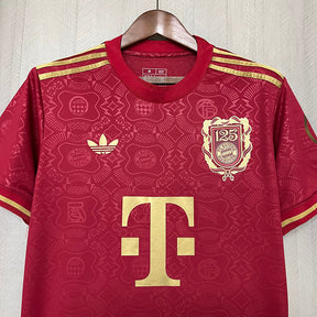 Camisa Bayern de Munique 2025/26 - Vinho| Edição Especial 125 anos