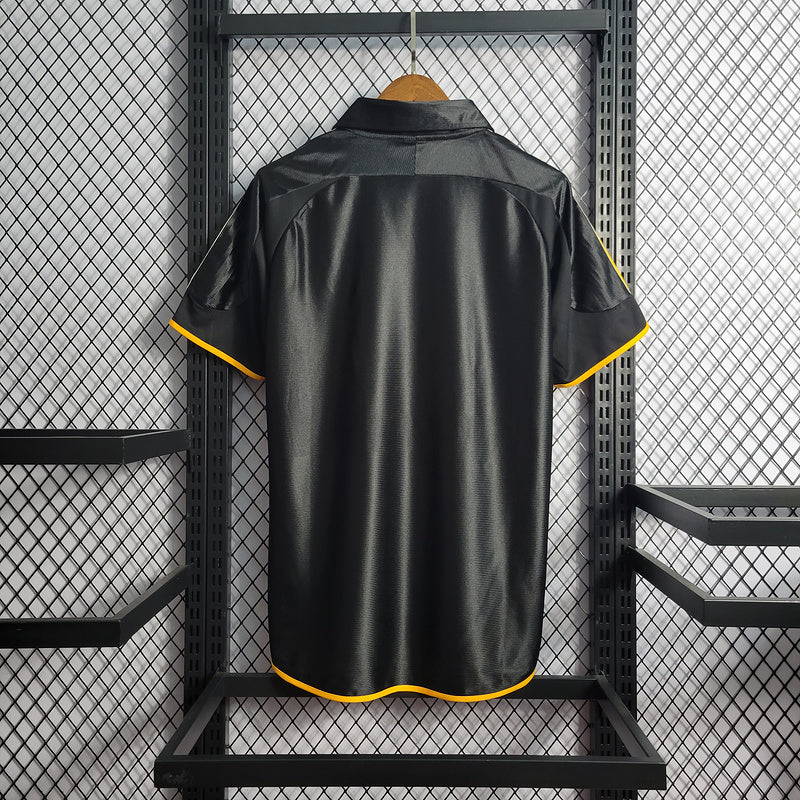 Camisa Real Madrid Away 1999/2000 Retrô - Preta | Torcedor