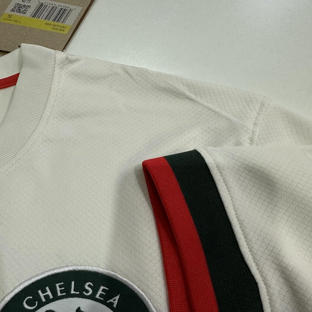Camisa Chelsea Away 25/26 - Branca | Torcedor