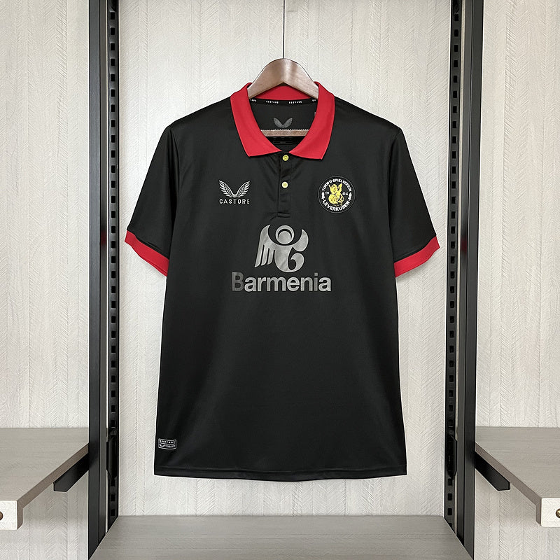 Camisa Bayer Leverkusen Edição Única 24/25 - Preta e Vermelha | Torcedor