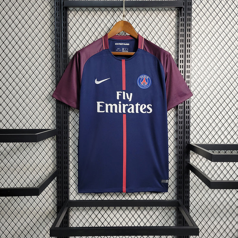 Camisa PSG Third 2017/18 - Azul e Vermelha | Torcedor