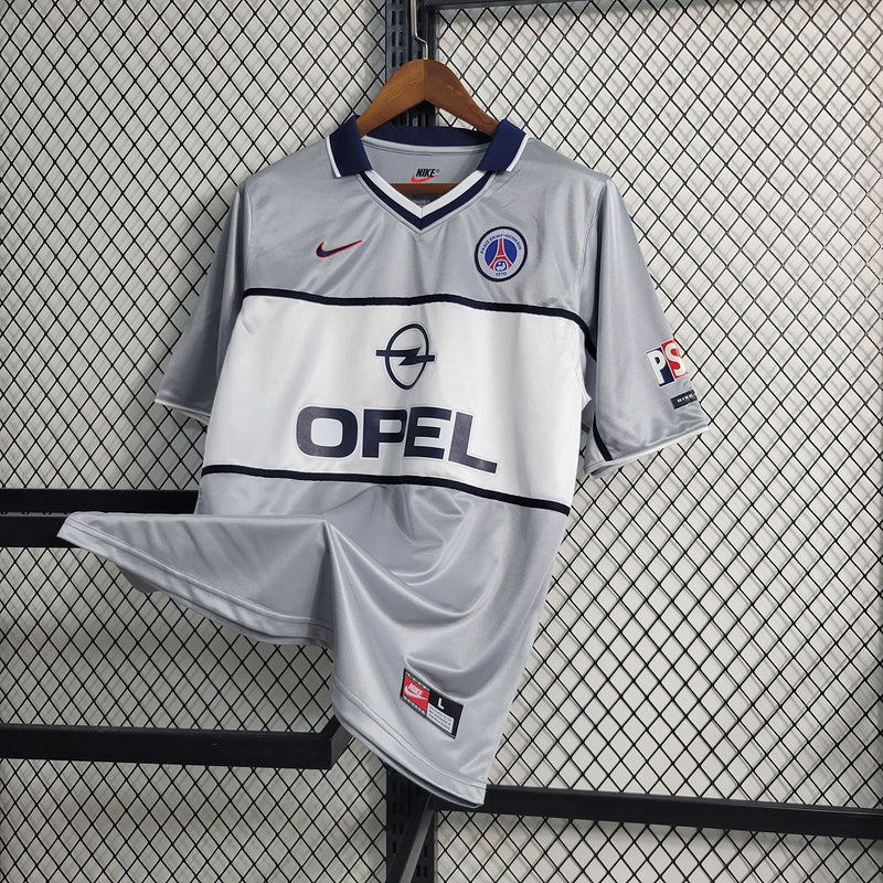 Camisa PSG Retrô 2000 - Cinza | Torcedor