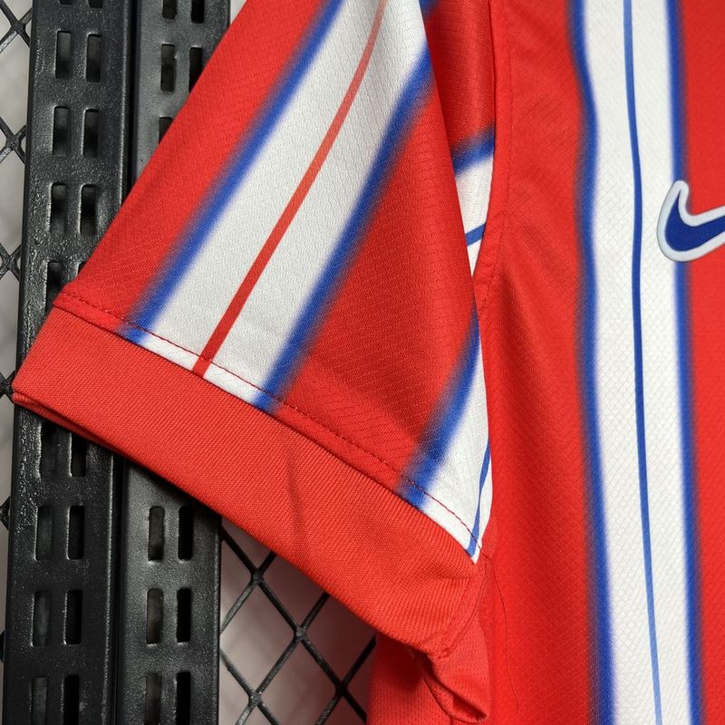 Camisa Atlético de Madrid Home 24/25 - Branca e Vermelha | Torcedor