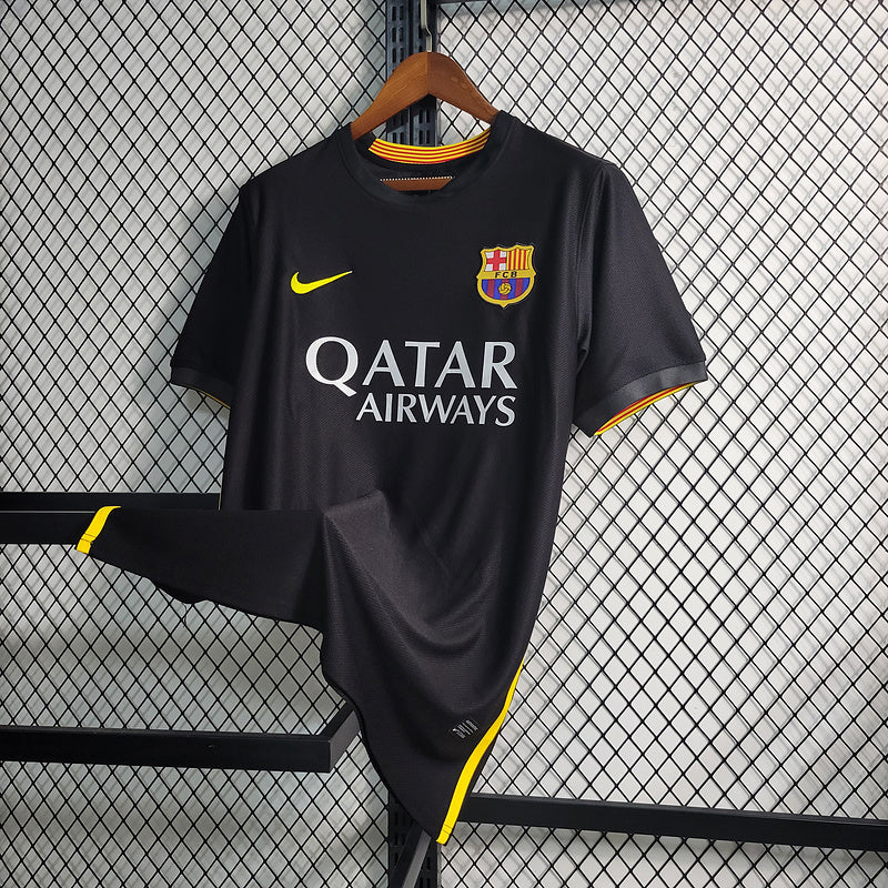 Camisa Barcelona Away 2013/14 Retrô - Preta | Torcedor