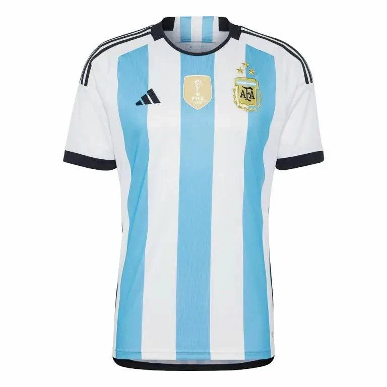 Camisa Argentina 3 Estrelas - Azul e Branca | Torcedor - FutNews