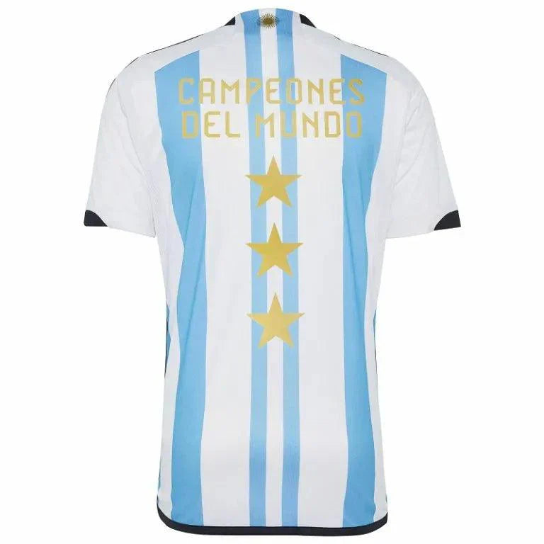 Camisa Argentina 3 Estrelas - Azul e Branca | Torcedor - FutNews