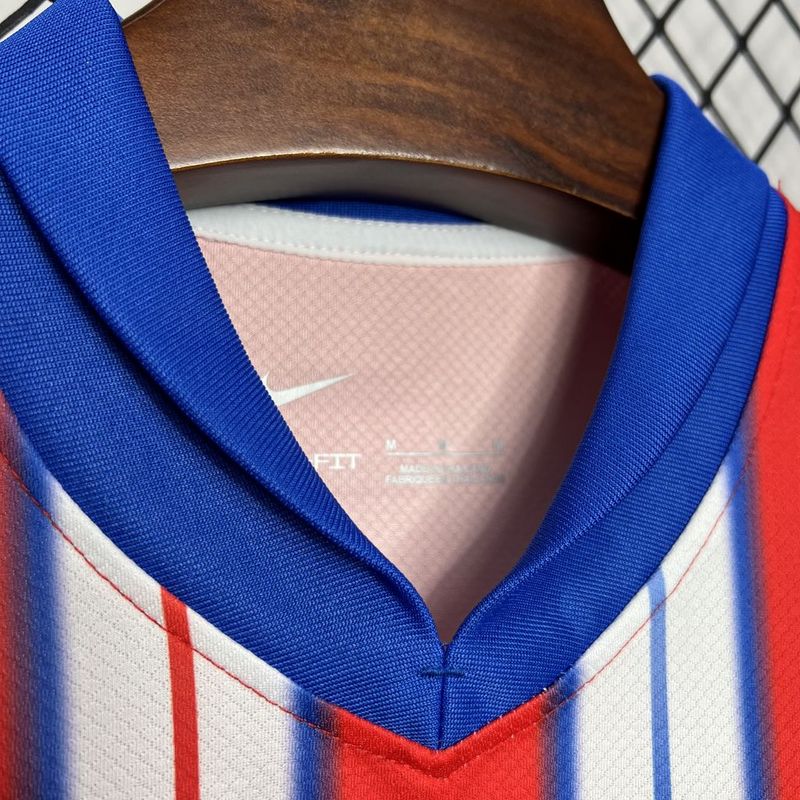 Camisa Atlético de Madrid Home 24/25 - Branca e Vermelha | Torcedor