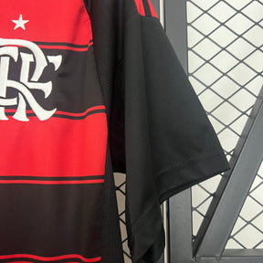 Camisa CRF Home 25/26 - Preta e Vermelha | Torcedor - FutNews
