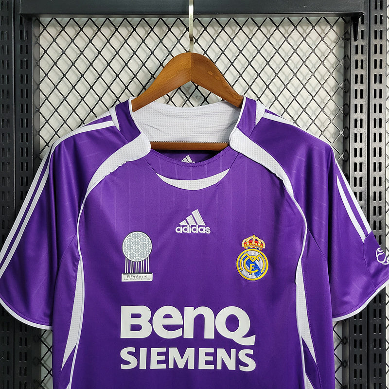 Camisa Real Madrid Away 2006 Retrô - Roxa | Torcedor