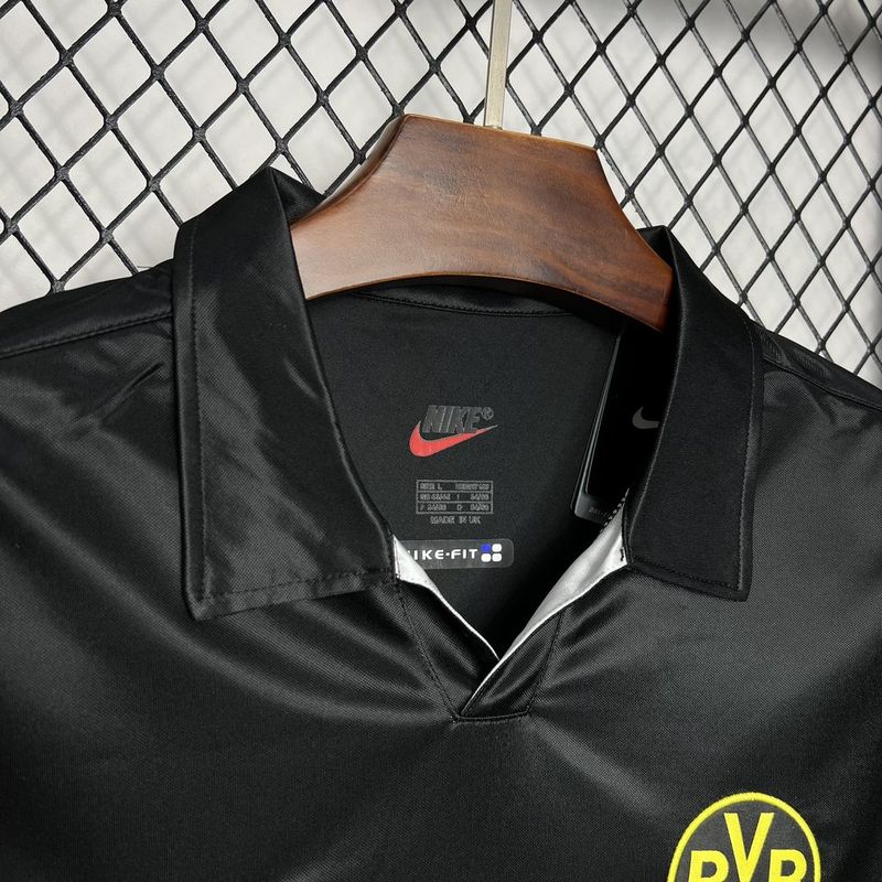 Camisa Borussia Dortmund Retrô 1998 - Preta | Torcedor