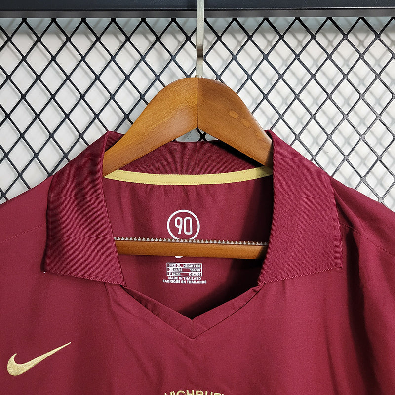 Camisa Arsenal Home Manga Longa 05/06 Retrô - Vinho | Torcedor