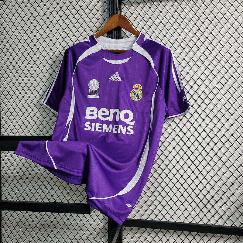 Camisa Real Madrid Away 2006 Retrô - Roxa | Torcedor