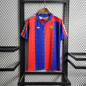 Camisa Barcelona Home 1992/95 Retrô - Azul e Vermelha | Torcedor