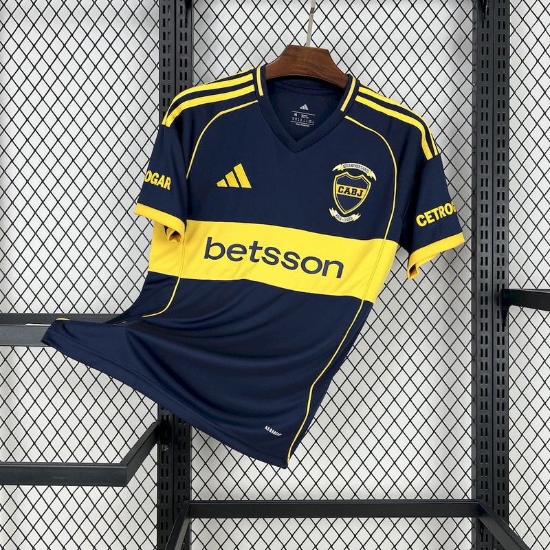 Camisa Boca Juniors Home 25/26 - Azul e Amarela | Torcedor
