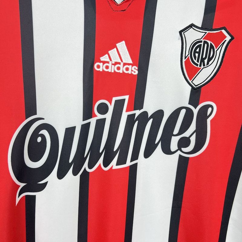 Camisa River Plate Home 1999/00 Retrô - Vermelha e Branca | Torcedor