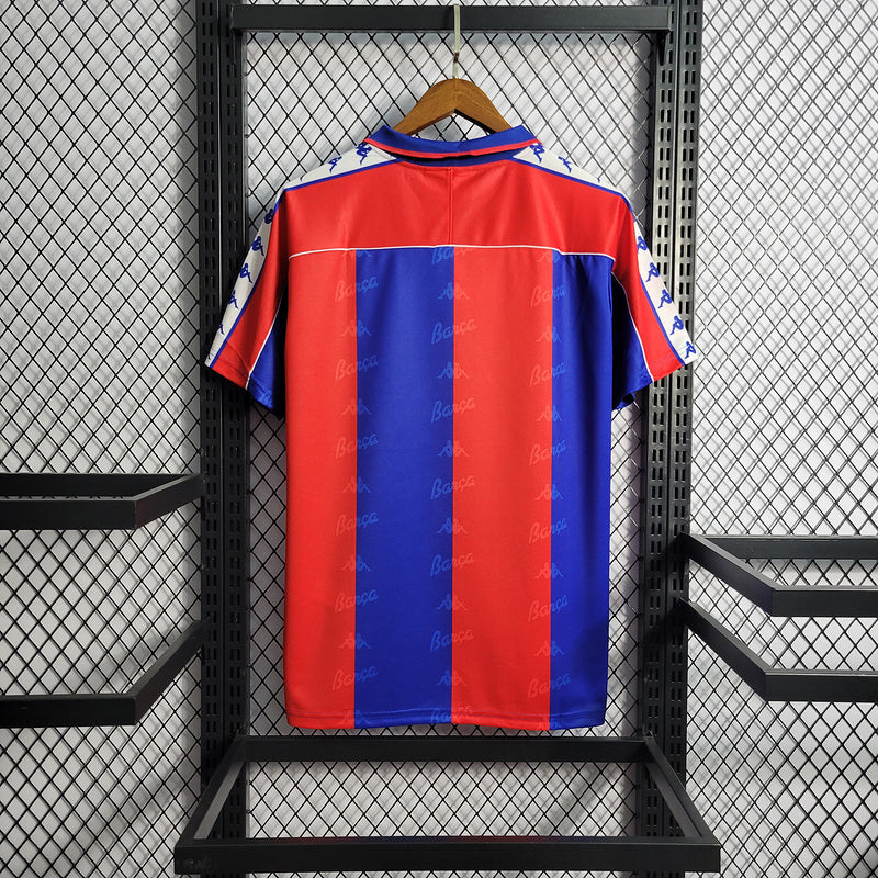 Camisa Barcelona Home 1992/95 Retrô - Azul e Vermelha | Torcedor