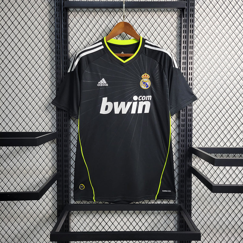 Camisa Real Madrid Away 2010/11 Retrô - Preta e Verde | Torcedor