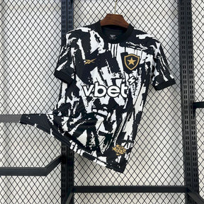 Camisa Botafogo Third 25/26 - Preta e Branca | Torcedor