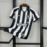 Camisa Botafogo Home 25/26 - Preta e Branca | Torcedor