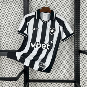 Camisa Botafogo Home 25/26 - Preta e Branca | Torcedor
