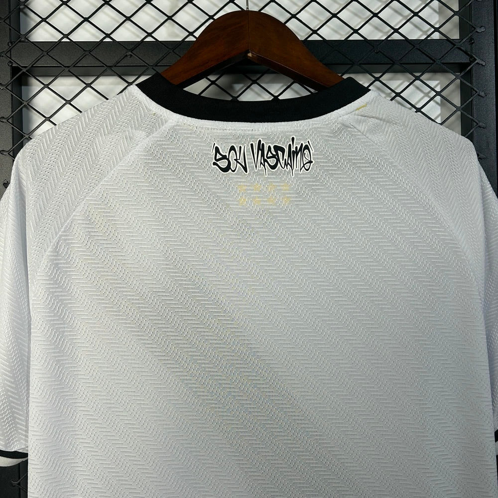 Camisa Vasco Away 25/26 - Branca e Preta | Torcedor
