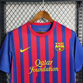 Camisa Barcelona Home 2011/12 Retrô - Vermelha e Azul | Torcedor