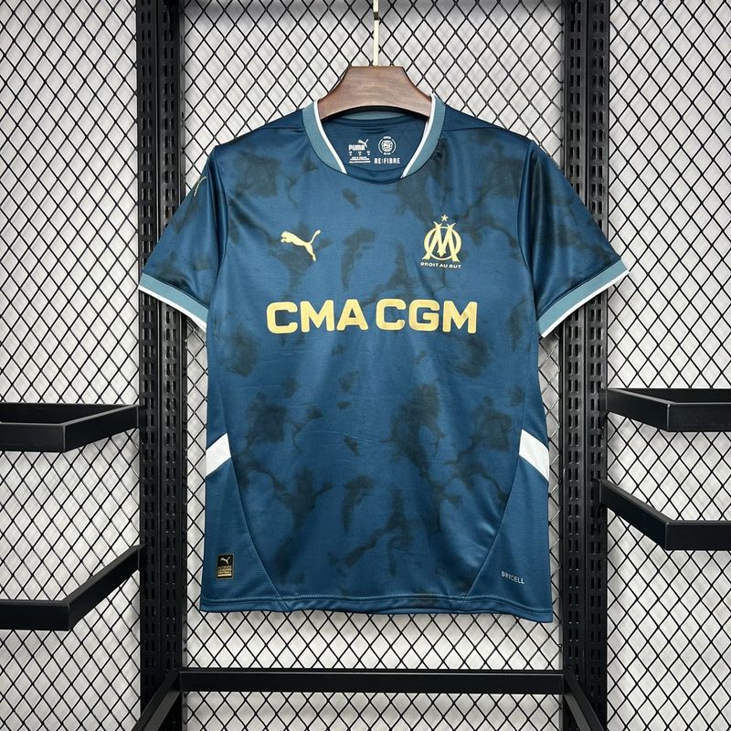 Camisa Olympique de Marseille Away 24/25 - Azul | Torcedor