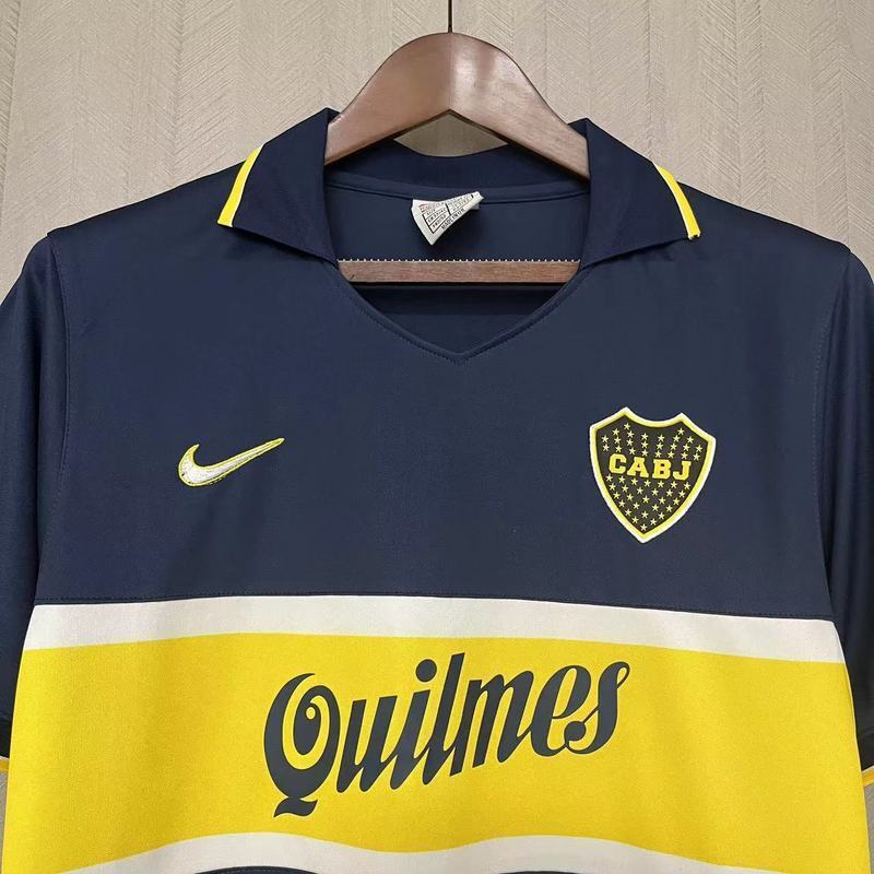 Camisa Boca Juniors 1996/97 Retrô - Azul e Amarela | Torcedor