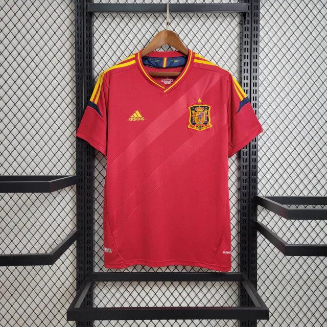 Camisa Espanha Home 2012 Retrô - Vermelha | Torcedor - FutNews