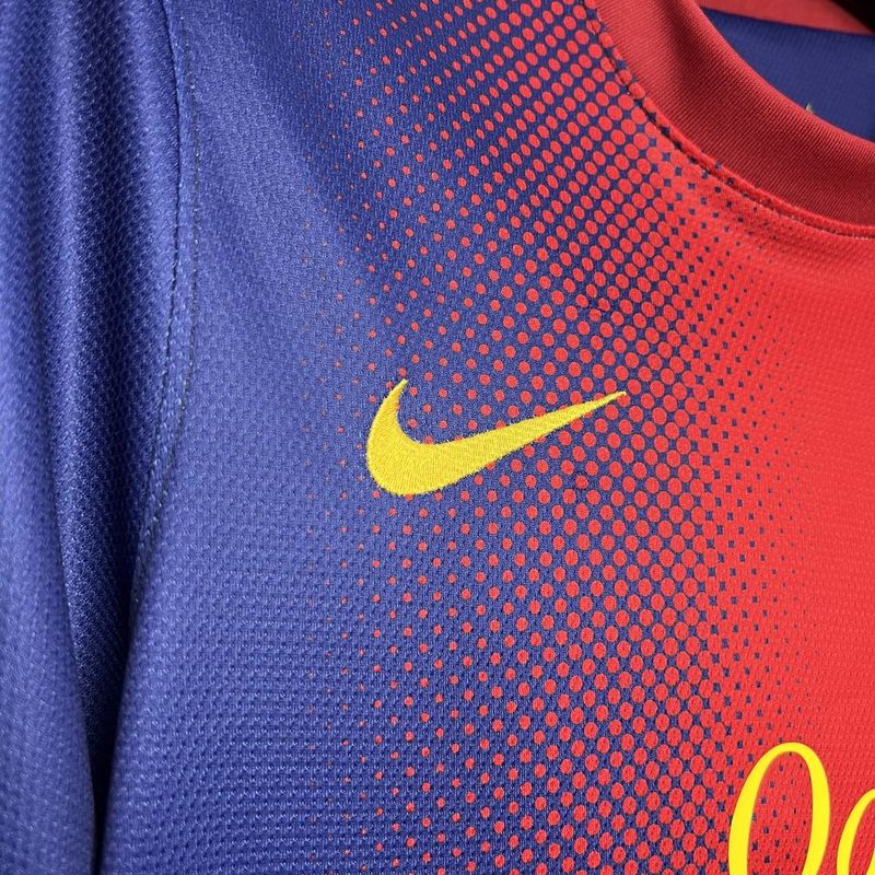 Camisa Barcelona Home 2012/13 Retrô - Azul e Vermelha | Torcedor