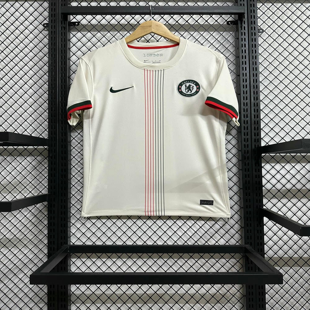 Camisa Chelsea Away 25/26 - Branca | Torcedor