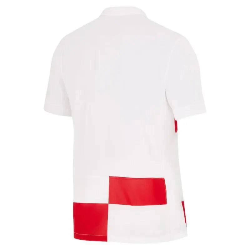 Camisa Croácia Home 2024 - Branca e Vermelha | Torcedor - FutNews