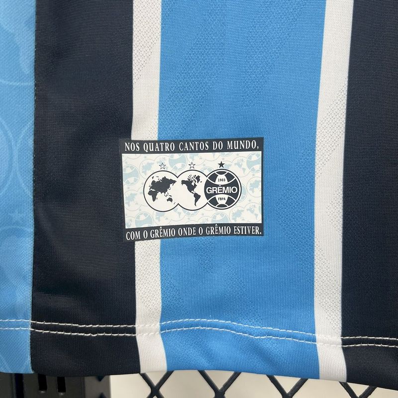 Camisa Grêmio Home 25/26 - Azul e Preta | Torcedor
